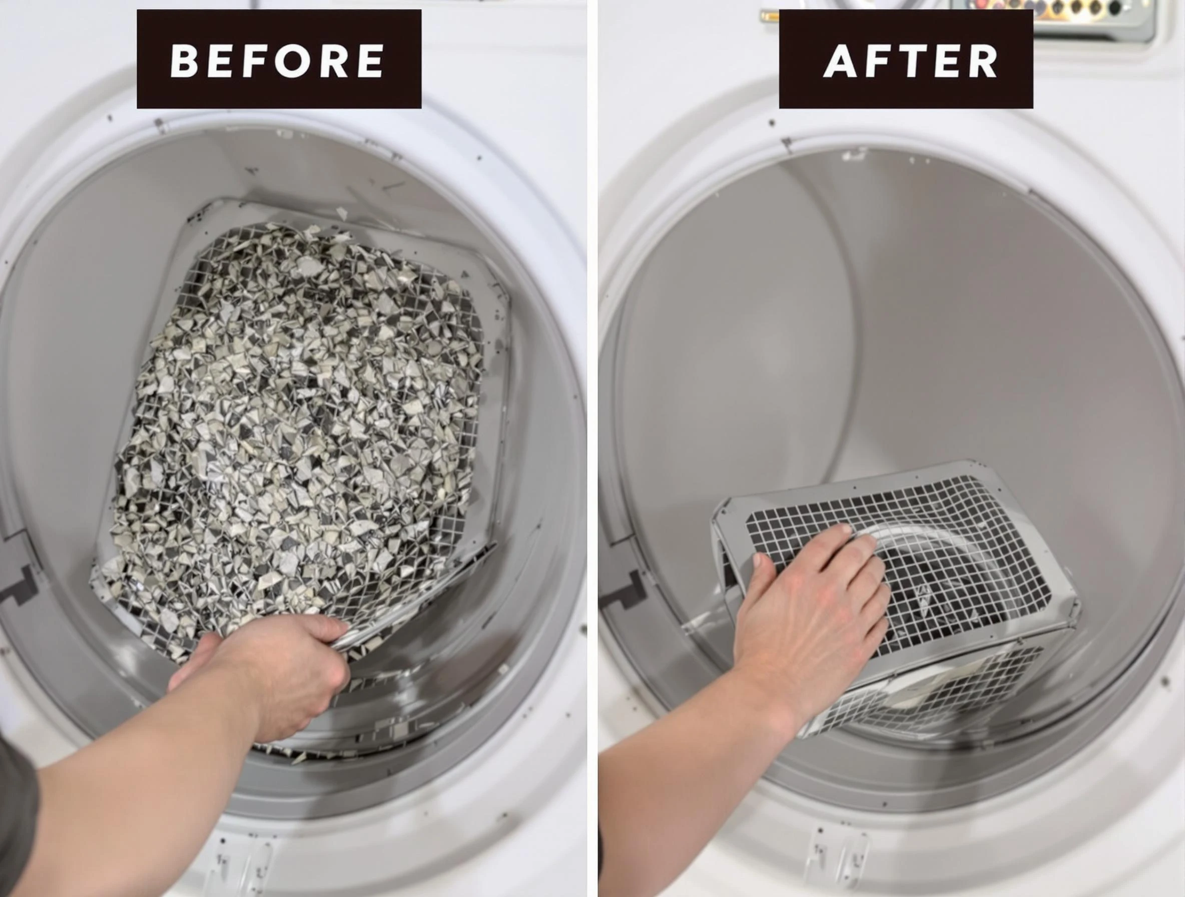 Professional lint trap cleaning by Lafayette Dryer Vent Cleaning in Lafayette